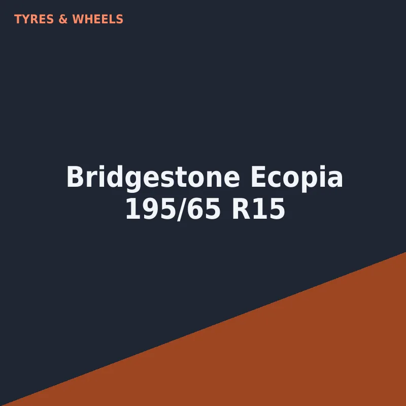 Bridgestone Ecopia 195/65 R15