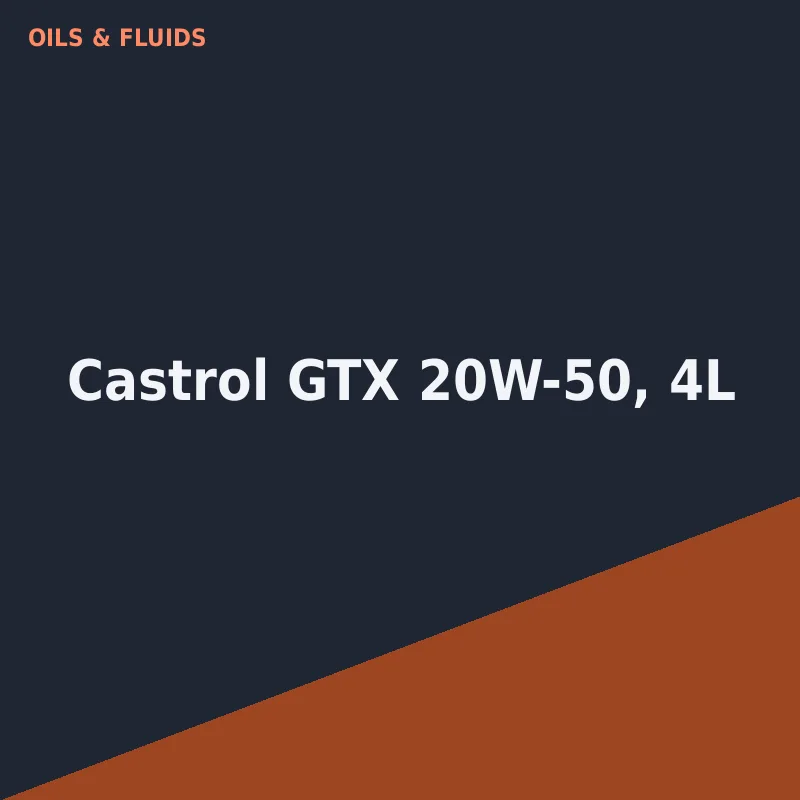 Castrol GTX 20W-50, 4L