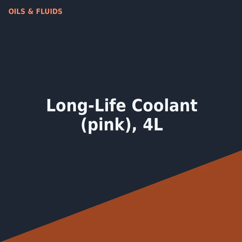 Long-Life Coolant (pink), 4L