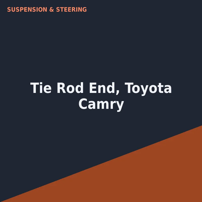 Tie Rod End, Toyota Camry